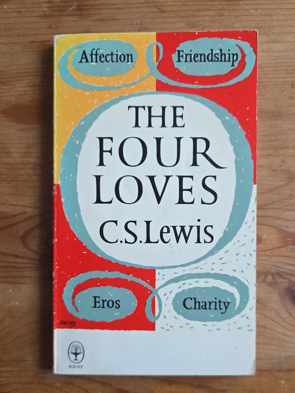 3/$30 The Four Loves C.S. Lewis Vintage 1980 Paperback OS Fontana Books
